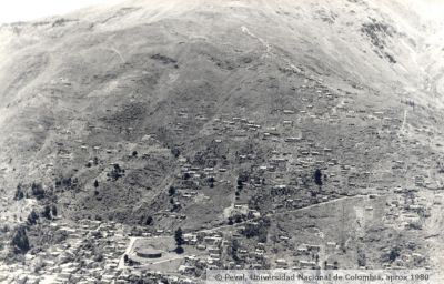 Proceso de urbanizacion de las laderas de Medellin
PEVAL, APROX 1980
Palabras clave: INVASIONES BARRIOS POPULARES MEDELLIN