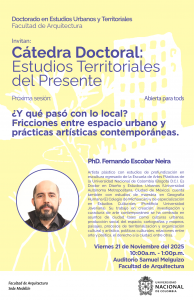 Cátedra doctoral: ¿Y qué pasó con lo local?