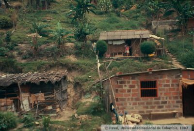 Viviendas informales que constituyen el barrio 20 de julio de Medellin
PEVAL 1982
Palabras clave: BARRIO VEINTE DE JULIO MEDELLIN INVASIONES
