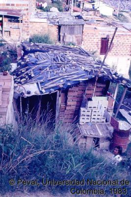 Precariedad de viviendas en el Barrio Kennedy de Medellin
Peval, 1983
Palabras clave: LOTES CON SERVICIOS KENNEDY