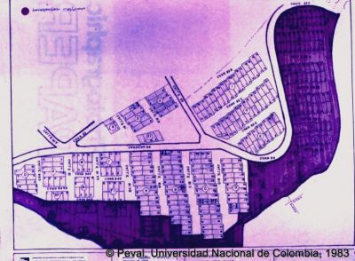 Plano de ubicacion y loteo del Programa de vivienda en el Barrio Kennedy de Medellin
Peval, 1983
Palabras clave: LOTES CON SERVICIOS KENNEDY