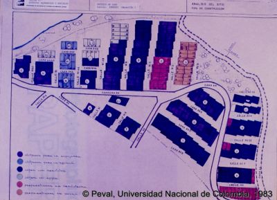 Plano de ubicacion y loteo del Programa de vivienda en el Barrio Kennedy de Medellin
Peval, 1983
Palabras clave: LOTES CON SERVICIOS KENNEDY