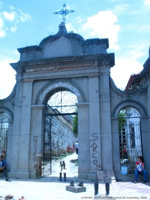 Fachada entrada  Cementerio San Lorenzo
Senia Salazar, 2008
Palabras clave: CEMENTERIOS PATRIMONIO MEDELLIN SAN LORENZO DEMOLICION