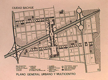 Plano general urbano y multicentro, Ciudad Bachue
CEHAP
Tova Solo 1983
Palabras clave: ICT