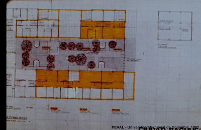 Plano de viviendas multifamiliares del Proyecto de Ciudad Bachue en Bogota
PEVAL, Tova Solo, 1983
Palabras clave: Vivienda multifamiliar ICT Bogota