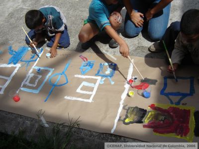 Sacando la vena artistica, Ninos de Niquitao, Medellin
CEHAP
2006
Palabras clave: TALLER FRATERNIDAD NIQUITAO