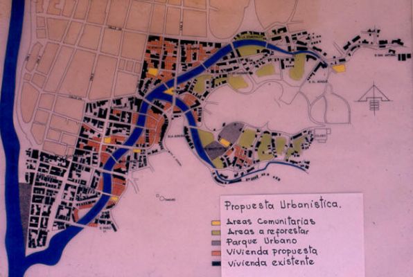 Plano de la propuesta urbanistica de La Yesca
CEHAP 1989
Palabras clave: QUIBDO MAPAS