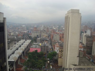 Panoramica de Estación Parque de Berrio del Metro
Cehap, 2010
Palabras clave: Edificios Centro de Medellin