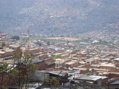 Panorámica del Barrio Castilla hacia la zona nororiental
Cehap, 2011
