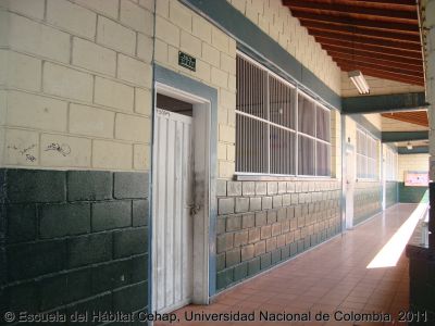 Aulas de clase de Institucion Educativa del Barrio Kennedy en Medellin
Cehap, 2011
Palabras clave: Instalaciones educativas Medellin