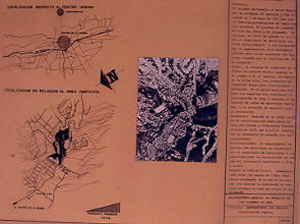 Localizacion respecto al centro urbano, asentamiento los Caunces, Medellin 
PEVAL 1984
Palabras clave: MEJORAMIENTO LOS CAUNCES