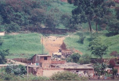 Uso del suelo en la paralela al rio de Medellin, Zona norte de la ciudad
CEHAP 1996
