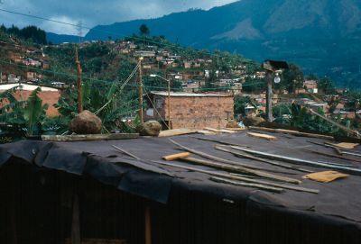 Techos con material reciclado en el barrio Moravia 
Gilberto Arango 1988
Cehap

Palabras clave: VIVIENDAS MORAVIA