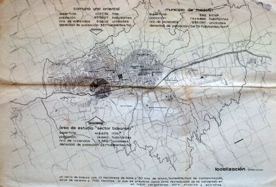 Mapa ubicacion del barrio Moravia 
Gilberto Arango 1988
Cehap

Palabras clave: MORAVIA MAPA