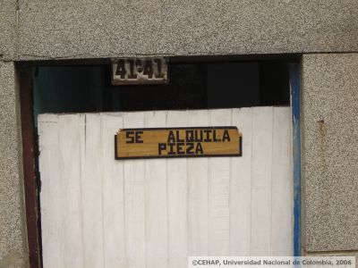 Aviso de Arriendo pieza en Inquilinato de Niquitao, Medellin
CEHAP
2006
Palabras clave: VIVIENDA NIQUITAO INQUILINATOS