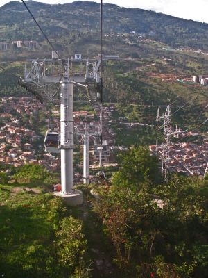 Metrocable pajarito en pleno recorrido
SENIA SALAZAR MALDONADO 2008
Palabras clave: METROCABLE PAJARITO MEDELLIN