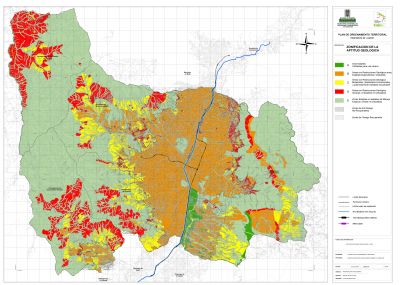 Mapa de la zonificacion de la aptitud geologica
ALCALDIA DE MEDELLIN, 2006
Palabras clave: PLANOS POT MAPAS MEDELLIN