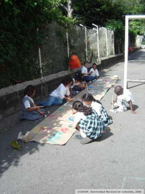 Niños de la escuela Luis Alfonso Agudelo
CEHAP
2006
Palabras clave: TALLER ESCUELA SAN DIEGO