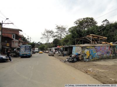 Zona de influencia de obras del Tranvia de Ayacucho
Cehap, 2012
