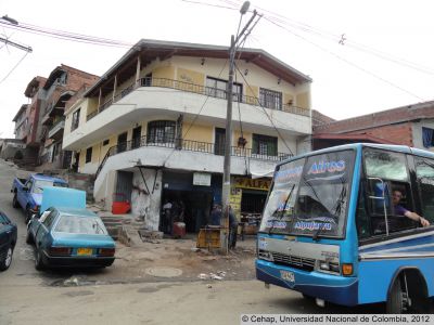 Zona de influencia de obras del Tranvia de Ayacucho
Cehap, 2012

