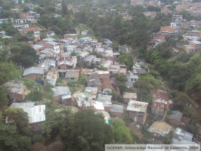 Panoramica del sector tomada desde Metrocable San Javier - Pajarito
CEHAP, 2009
Palabras clave: PANORAMICA MEDELLIN SAN JAVIER PAJARITO METROCABLE