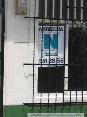 Aviso de arrendamiento de vivienda en el Sector de San Lorenzo
CEHAP 2006
Palabras clave: SAN LORENZO MEDELLIN