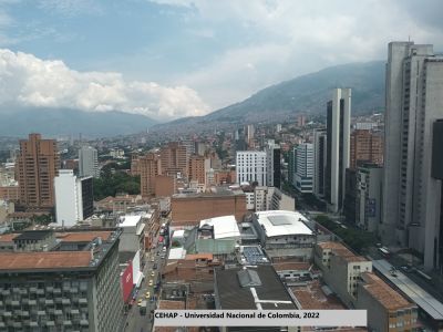 Vista panorámica del centro de Medellín
Cehap, 2022
Palabras clave: CENTRO MEDELLIN EDIFICIOS