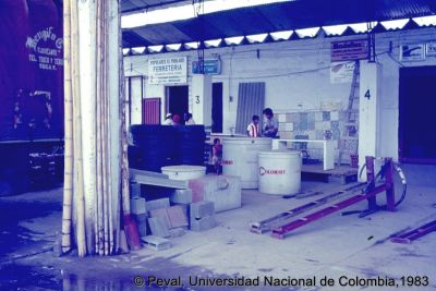 Actividades comerciales en el Barrio El Poblado Cali
Peval, 1983
Palabras clave: Barrio El Poblado Cali Viviendas
