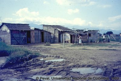 Precariedad de las viviendas en el barrio Petecuy de Cali
Peval, 1983
Palabras clave: Ranchos Vivienda barrio Petecuy Cali