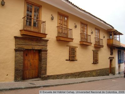 Arquitectura tradicional en La Candelaria, Bogotá
Cehap, 2009
Palabras clave: Arquitectura patrimonial Bogotá