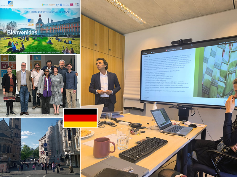 Comisión Académica de la Universidad Nacional de Colombia Sede Medellín visitó la Universidad de Bonn