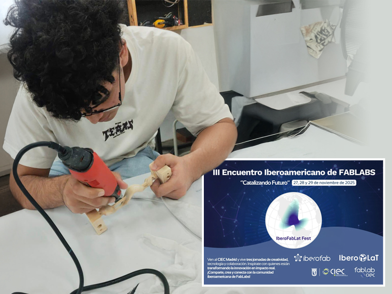 El FABLAB, presente en el IberoFABLaT Fest 2025 con un taller de creación digital y fabricación asistida