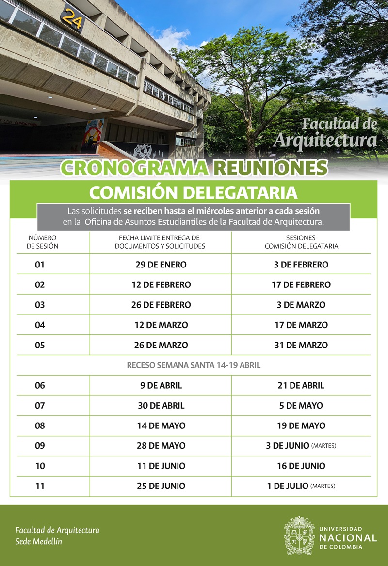 2025 Cronograma ComDelega