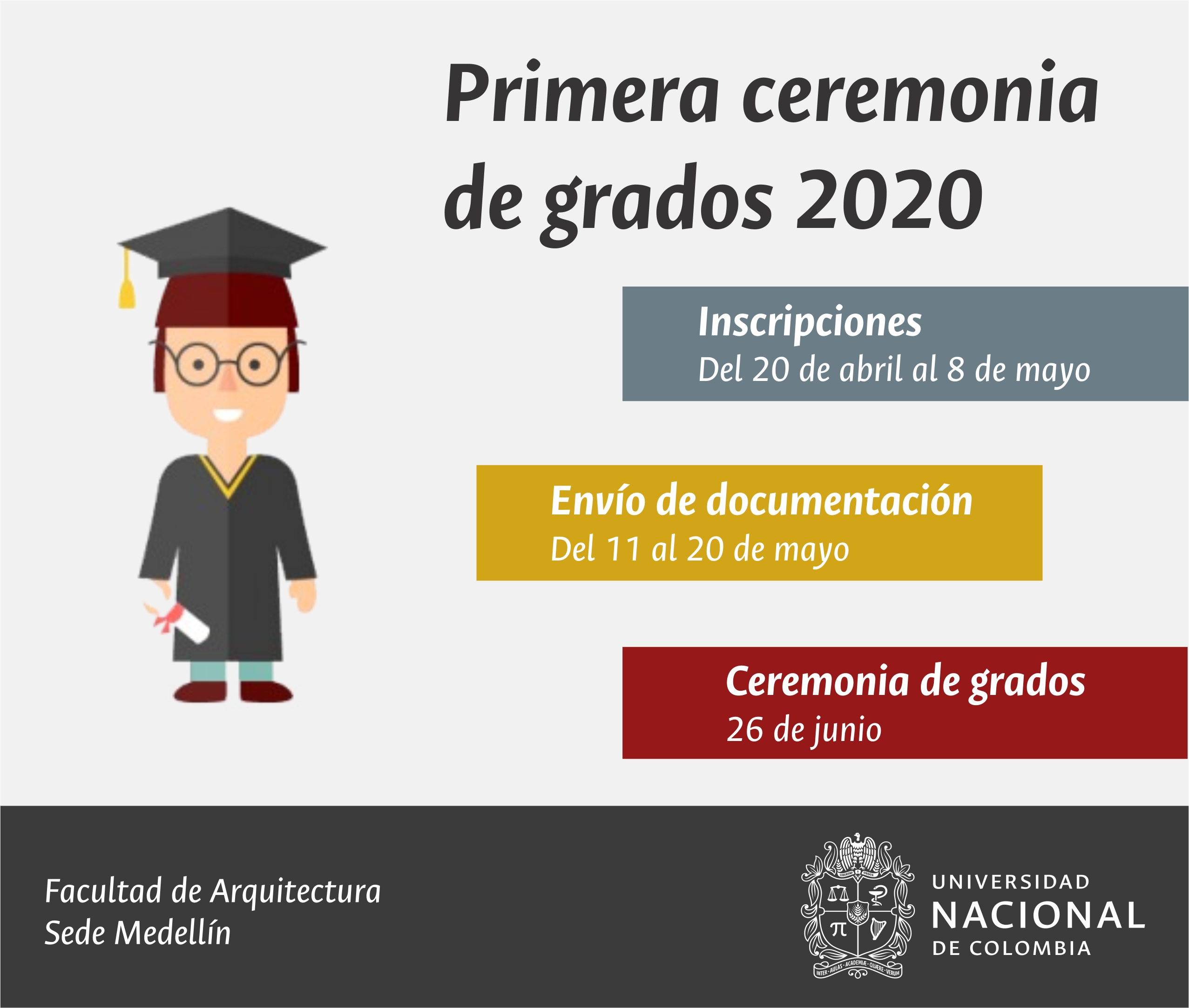 Instructivo primera ceremonia de grados 2020
