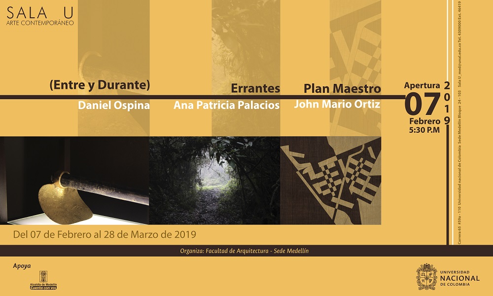 "Entre y durante", "Errantes" y "Plan Maestro" en Sala U