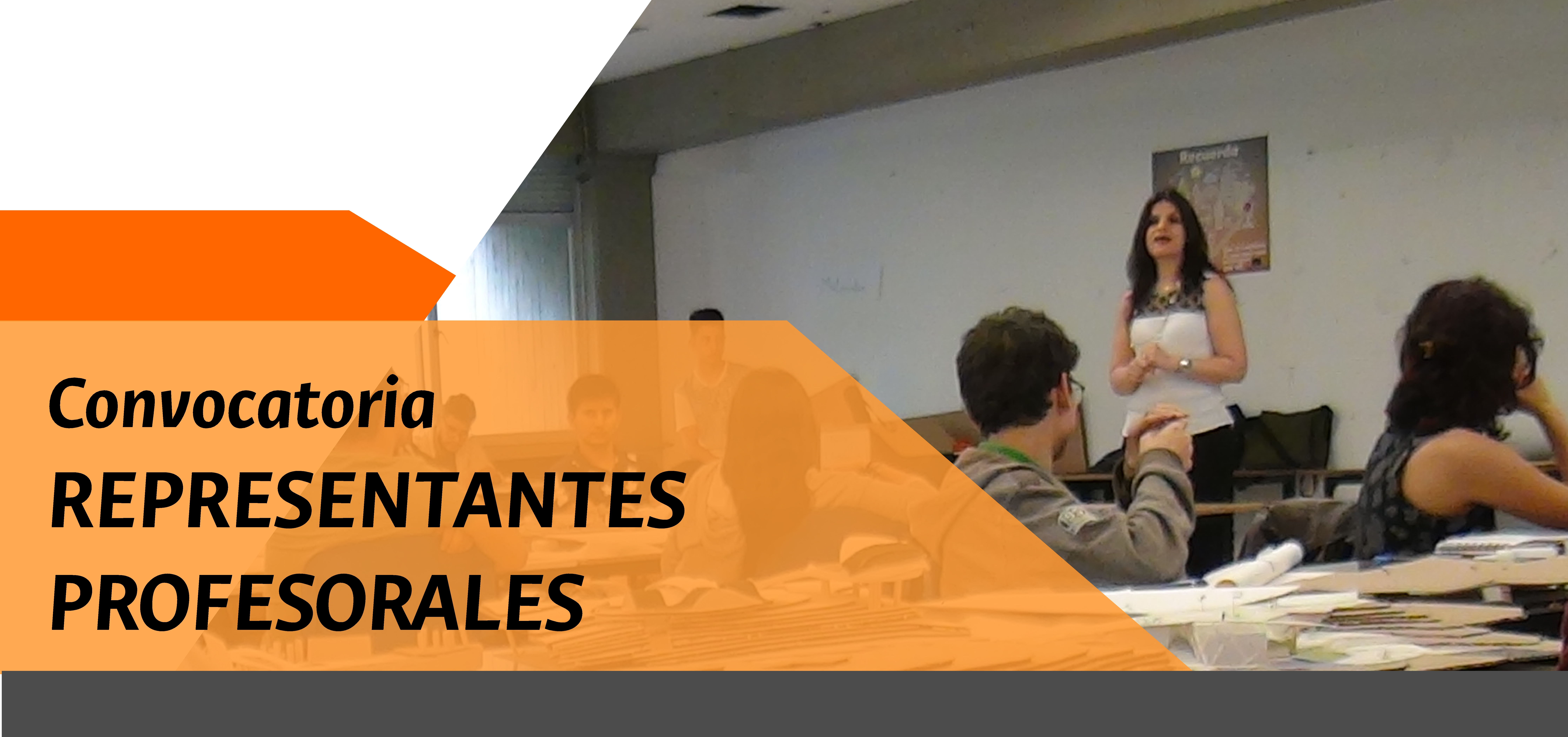 Convocatoria Representaciones Profesorales