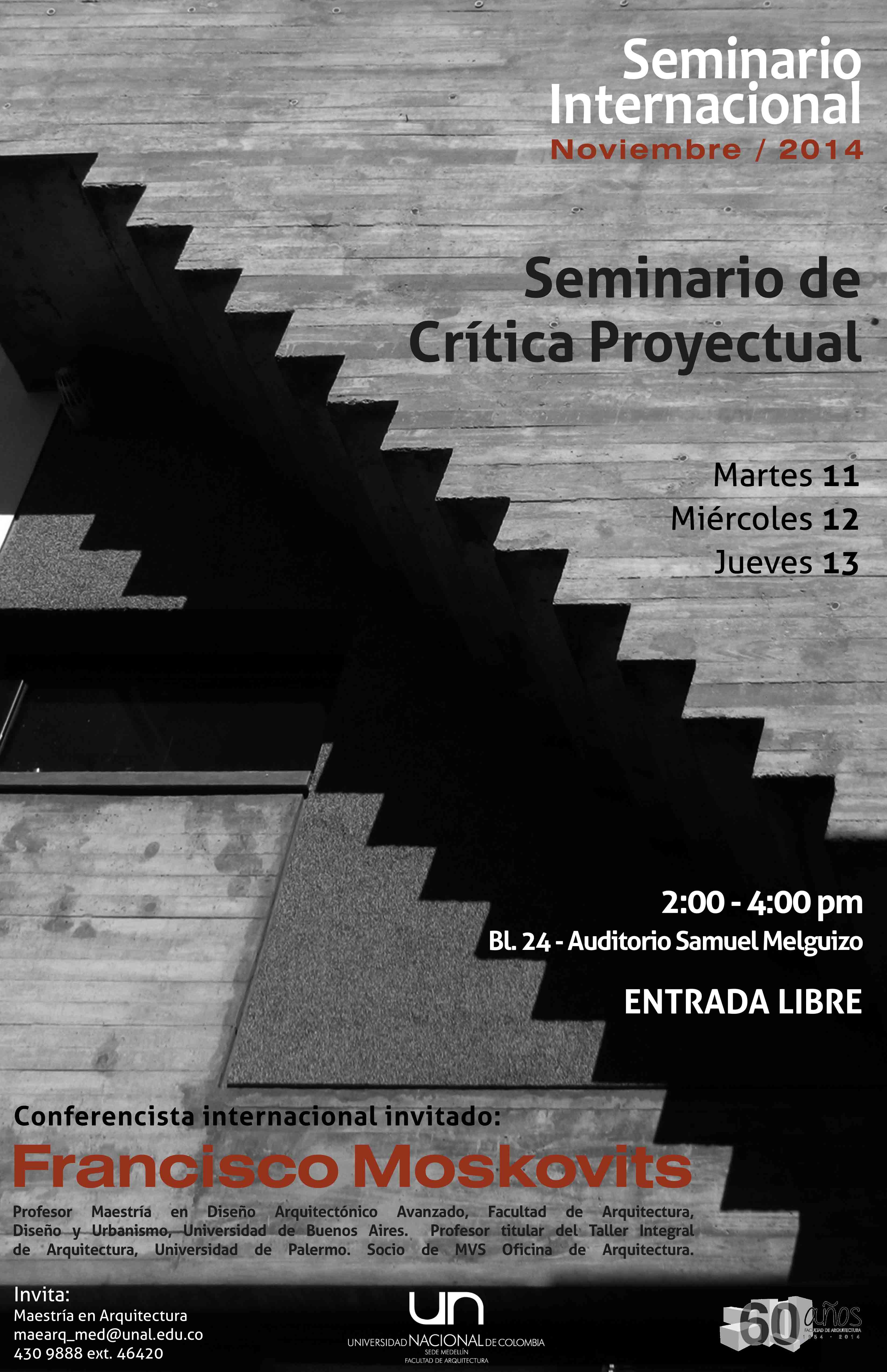 2014 11 10 Afiche Francisco Moskovits BR
