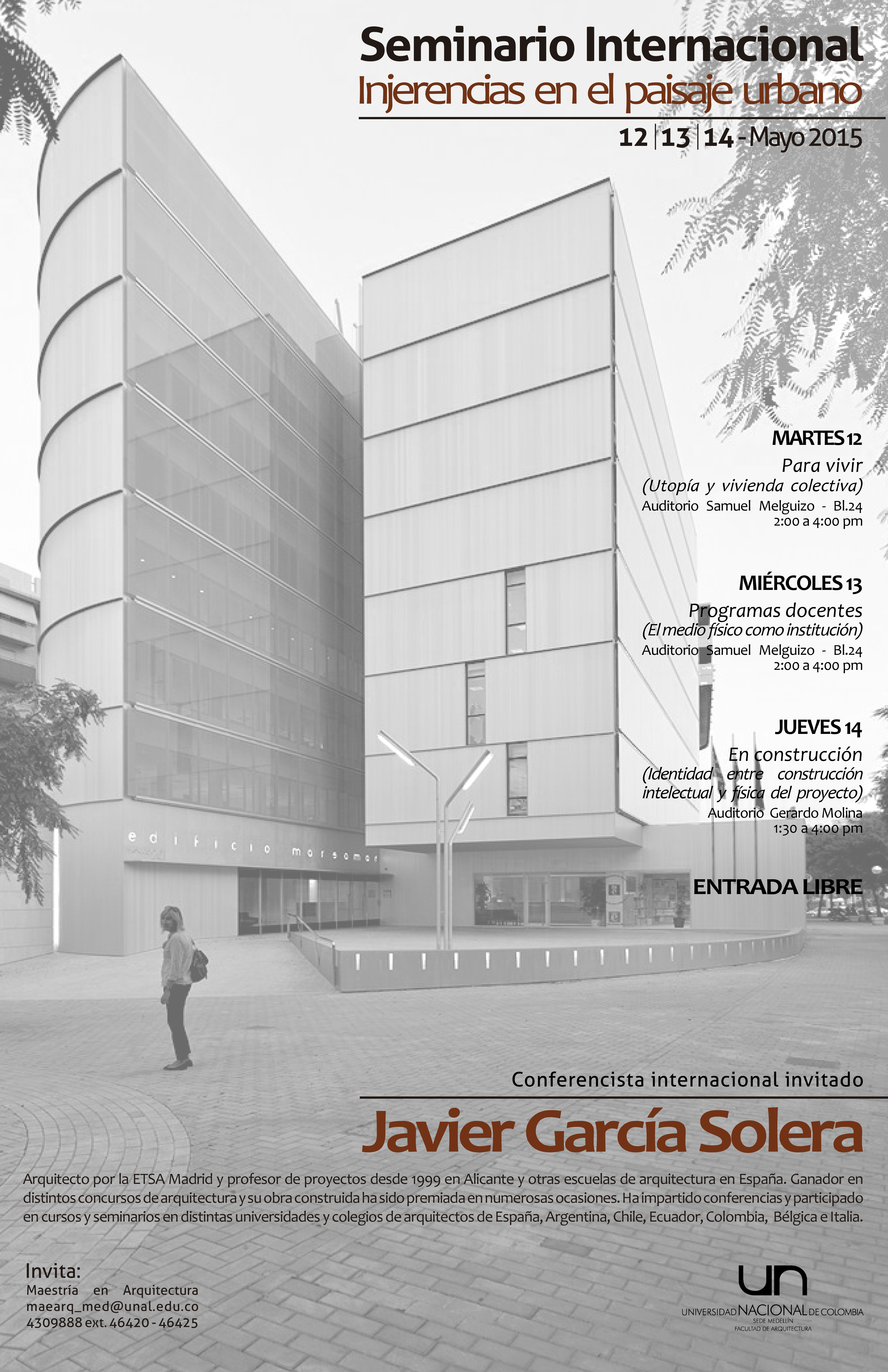 2015 05 11 Afiche Javier Garcia Solera